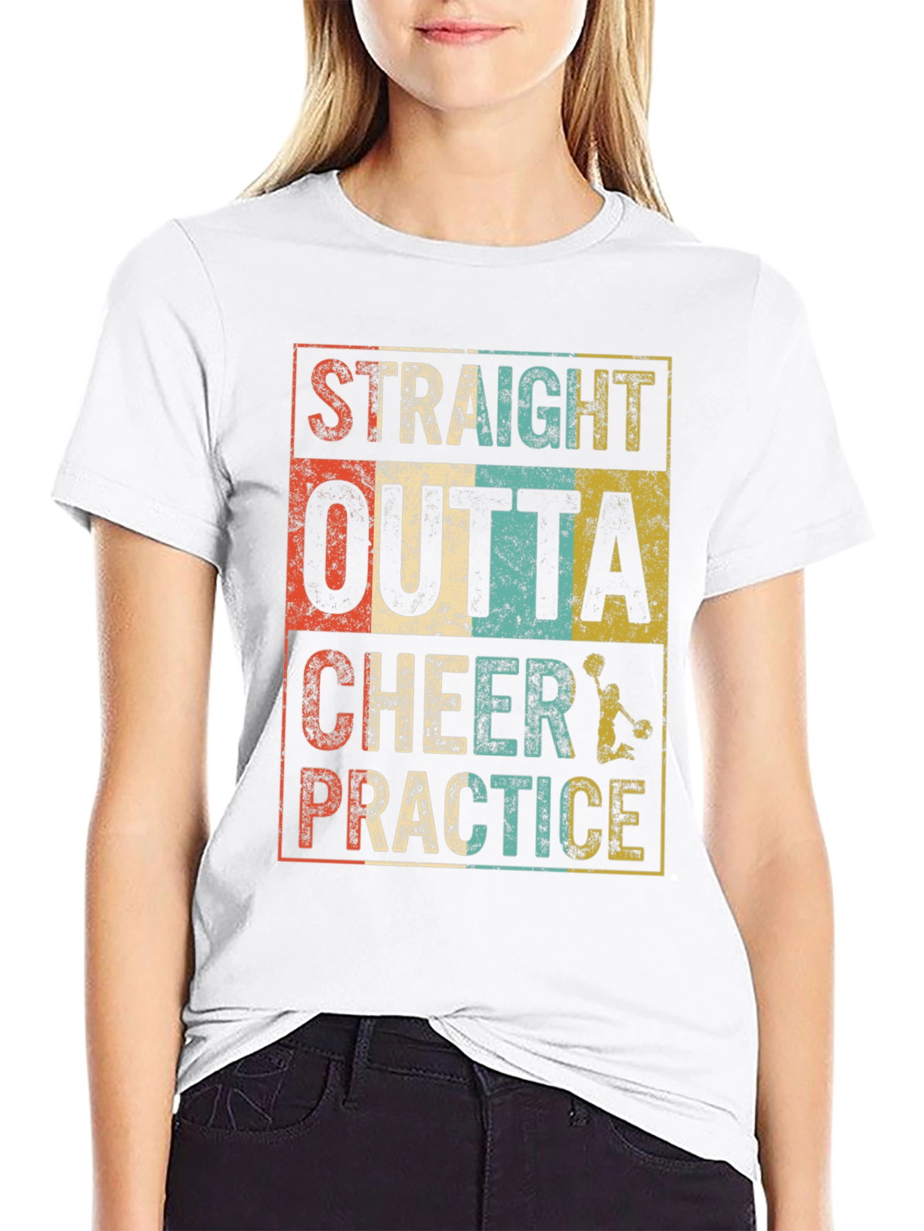 Straight Outta Cheer Practice T-Shirt