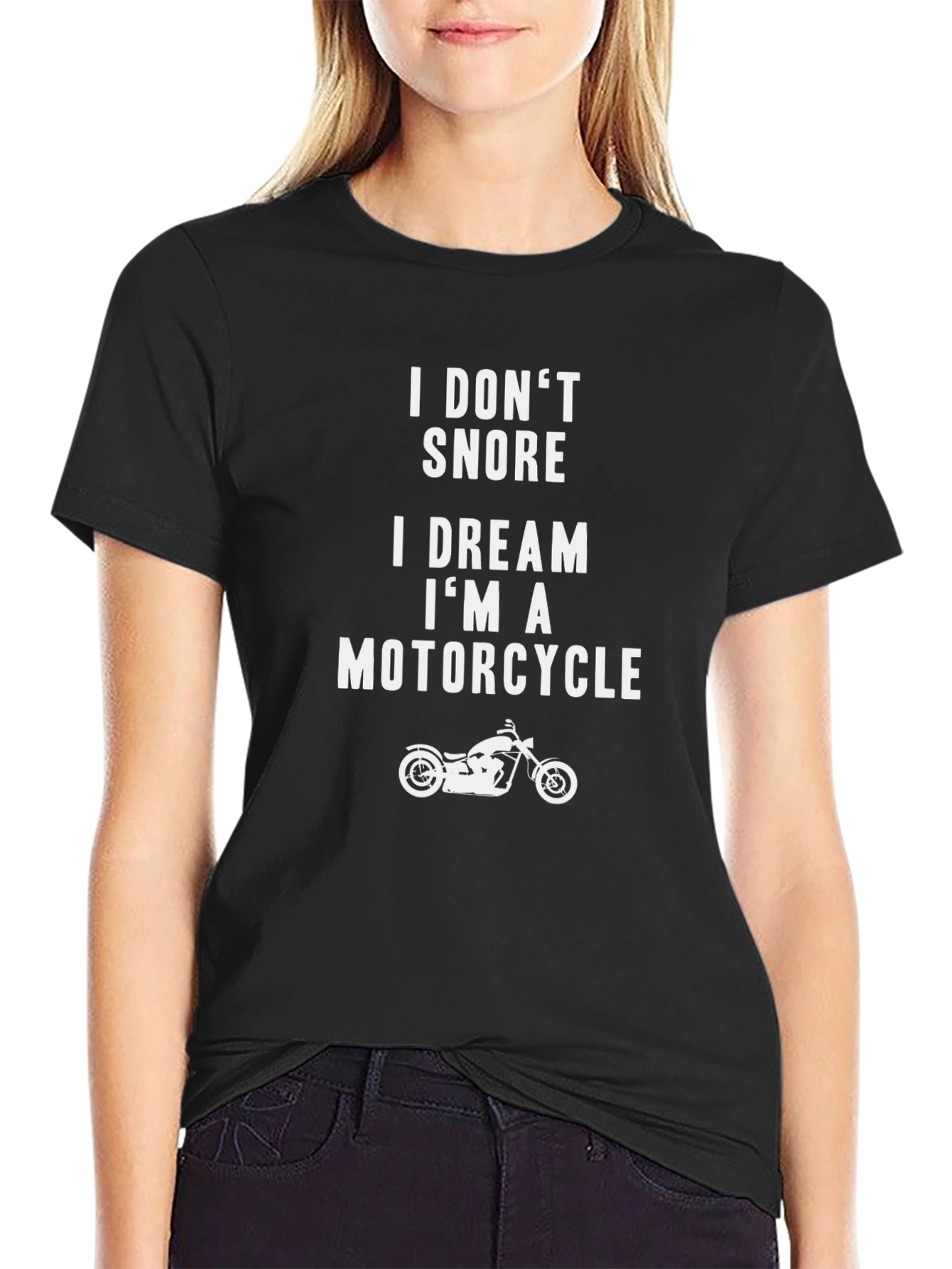 I Dream Im a Motorcycle Funny T-Shirt