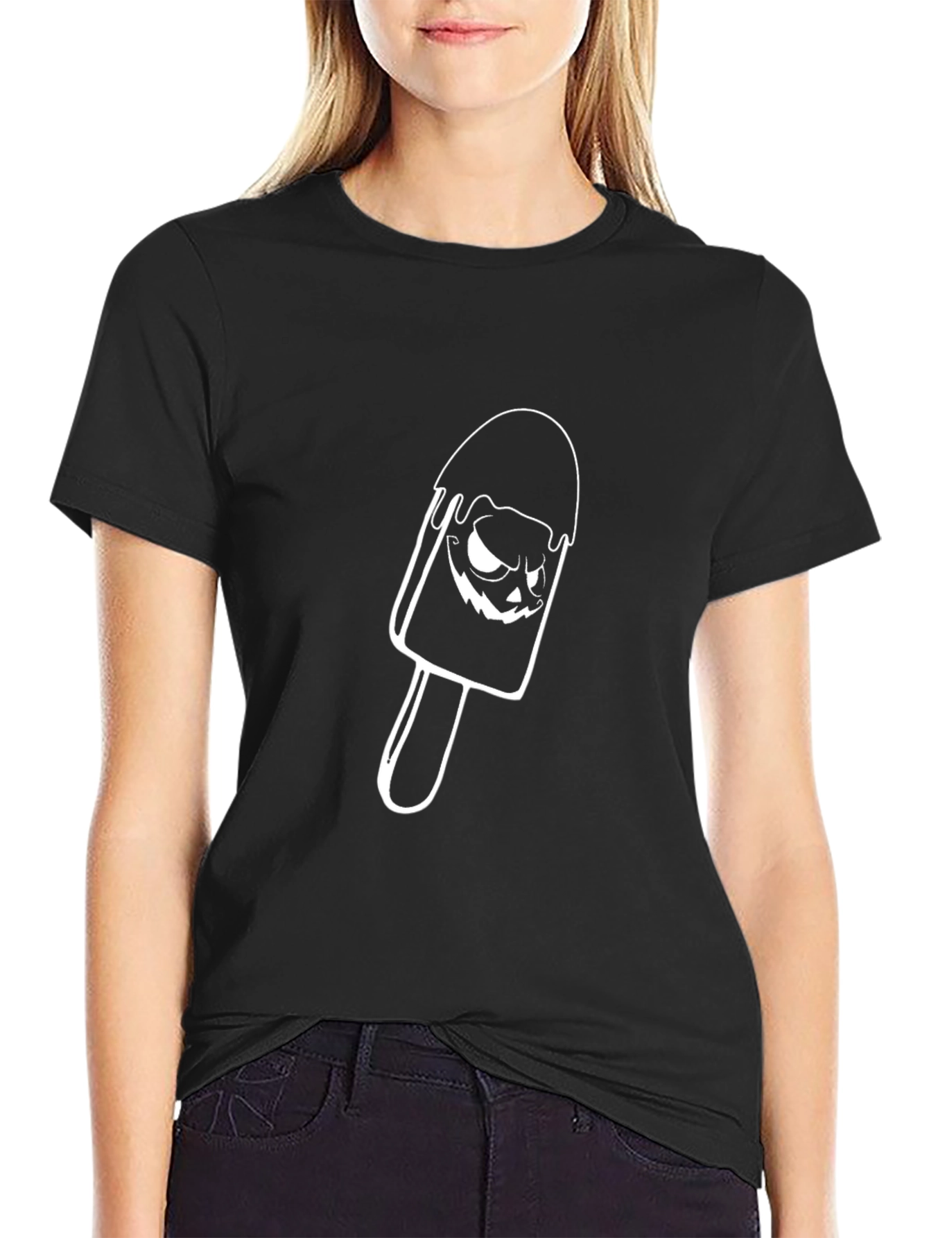Spooky Popsicle Graphic Tee - Halloween Vibes