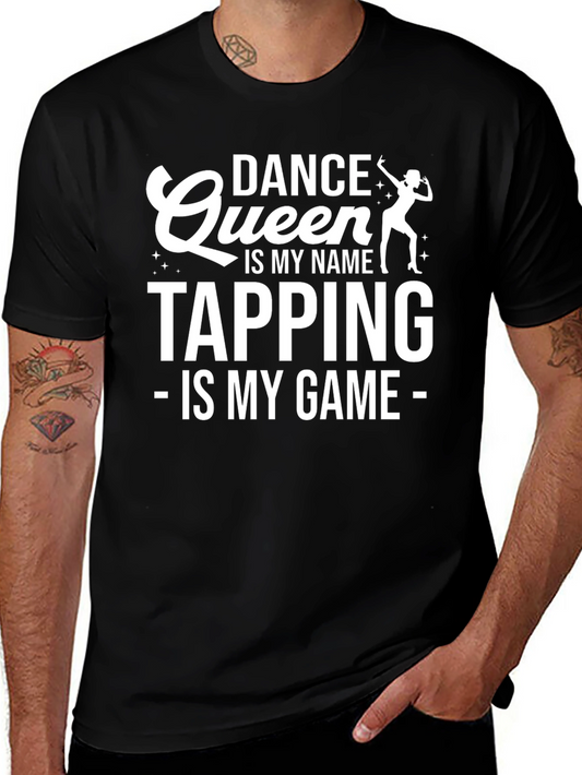 Dance Queen Tapping T-Shirt - Black