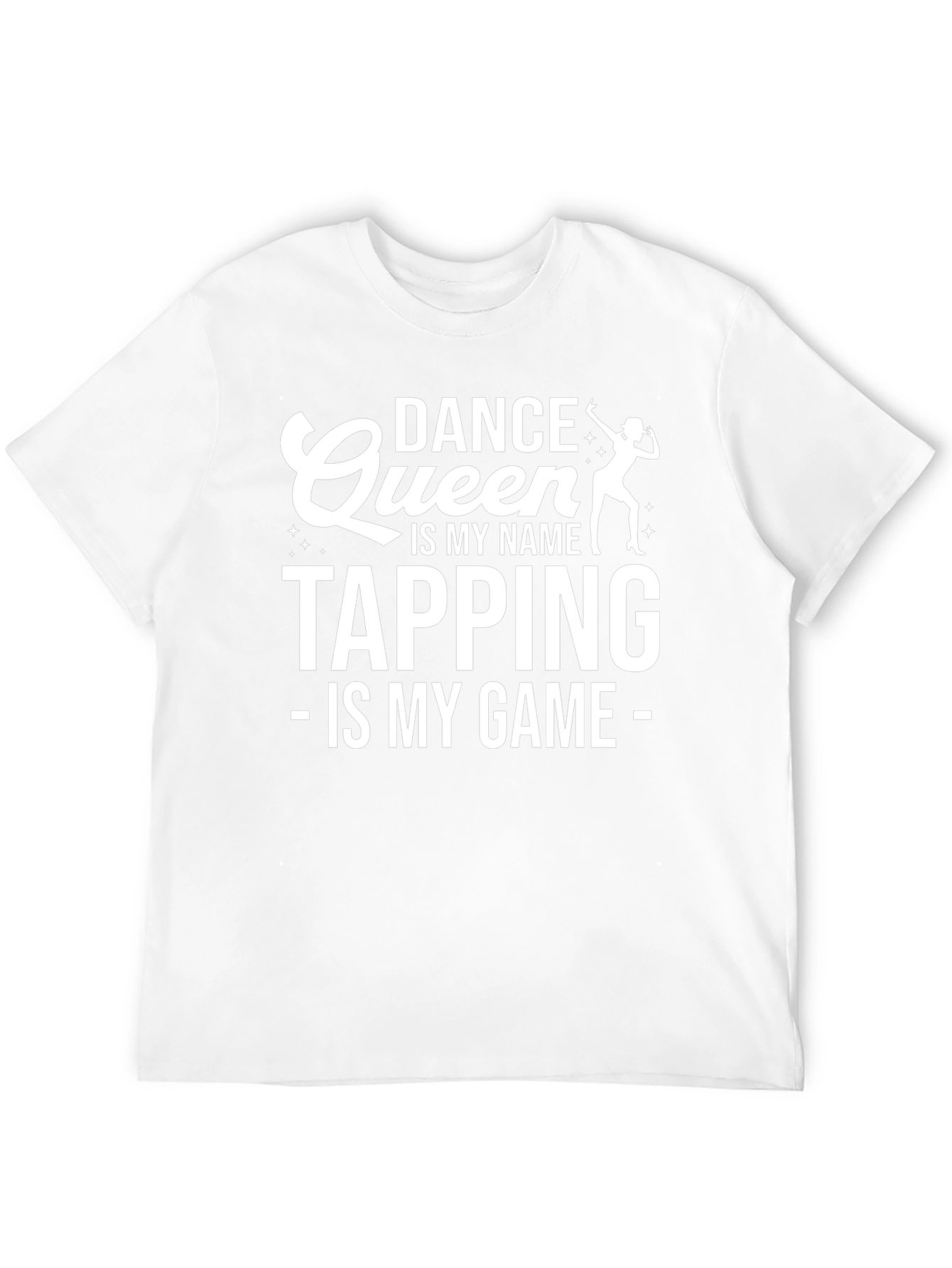 Dance Queen Tapping T-Shirt - Black