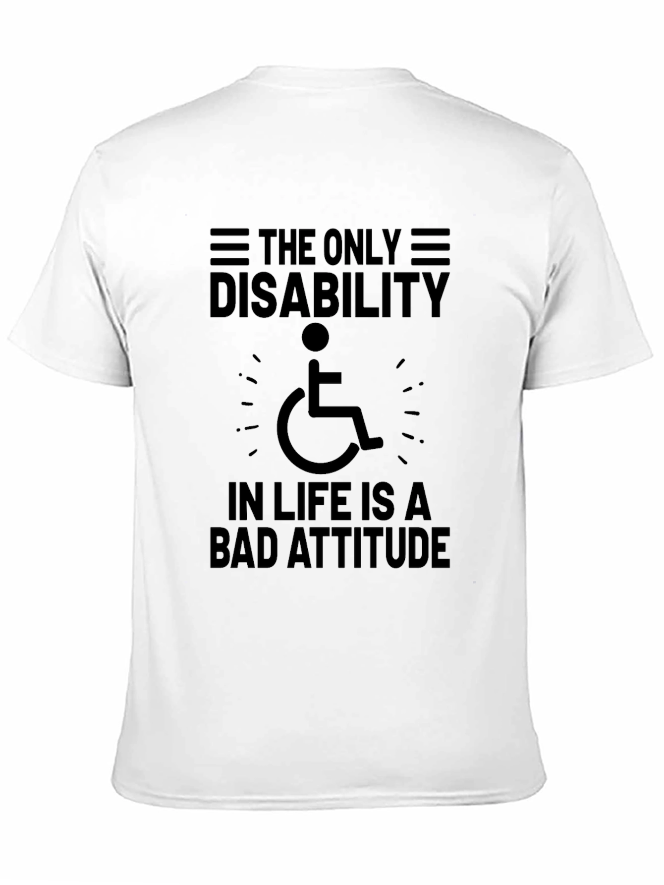 Attitude Disability Awareness T-Shirt
