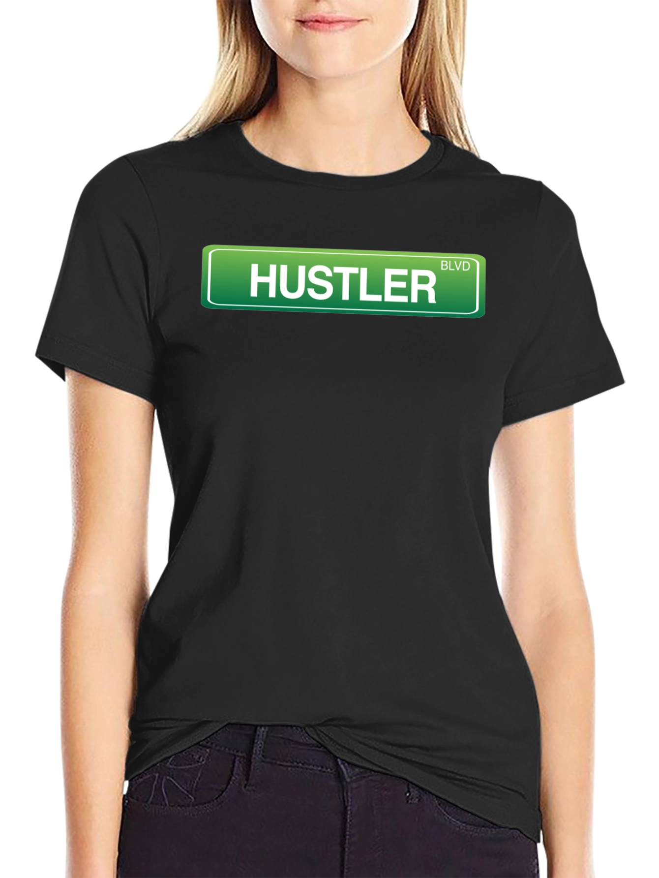 Hustler Boulevard Graphic T-Shirt - Streetwear Style