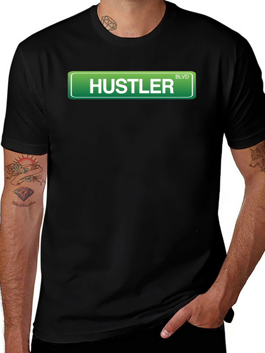 Hustler Boulevard Graphic T-Shirt - Streetwear Style