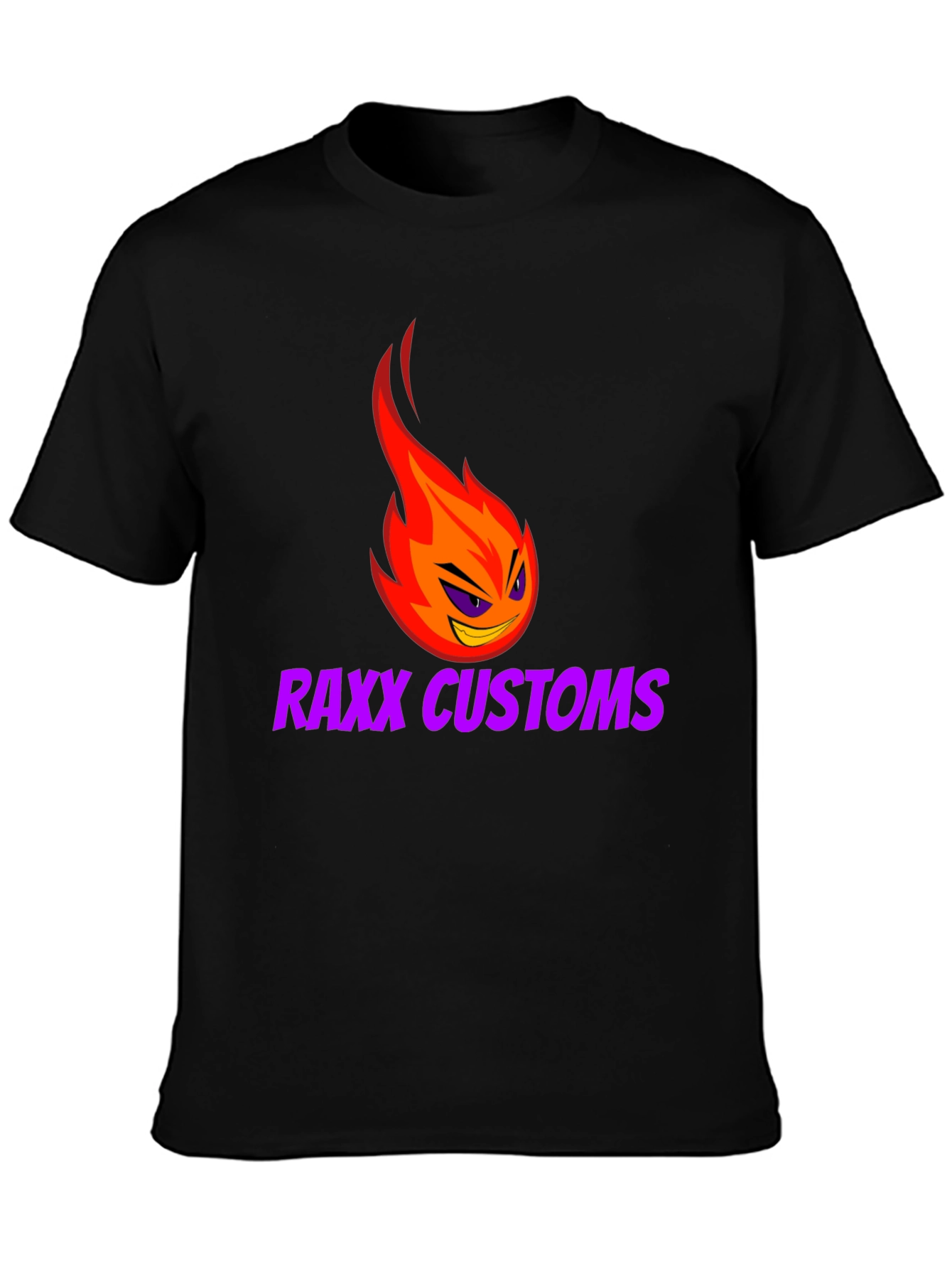 RAXX CUSTOMS Graphic Tee - Fiery Style