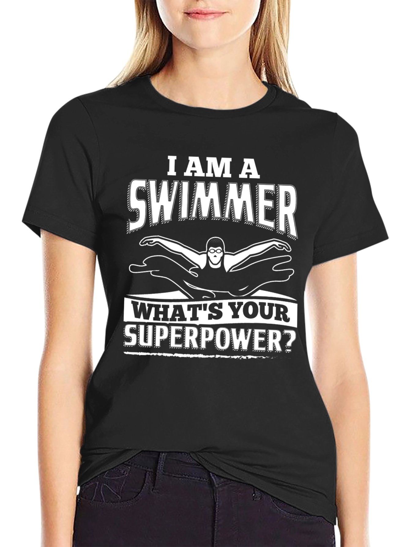 I Am A Swimmer Superpower T-Shirt