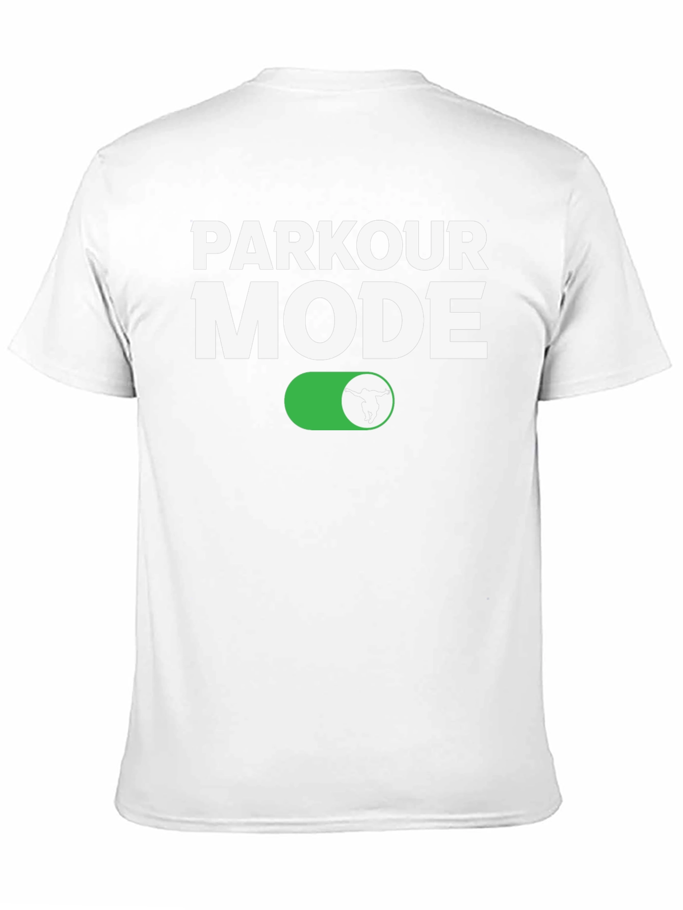 Parkour Mode On T-Shirt - Athletic Black Tee