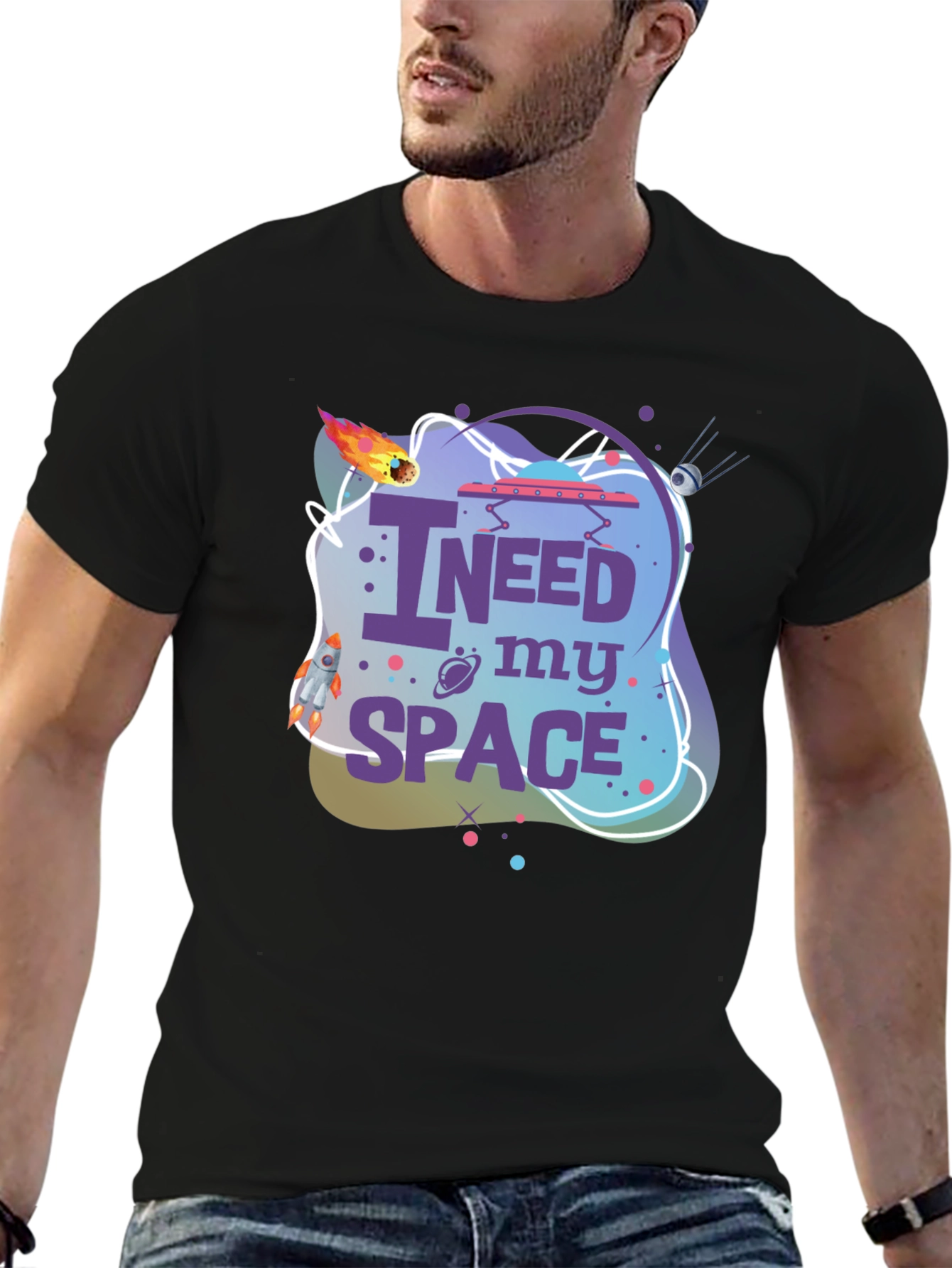 I Need My Space Graphic Tee