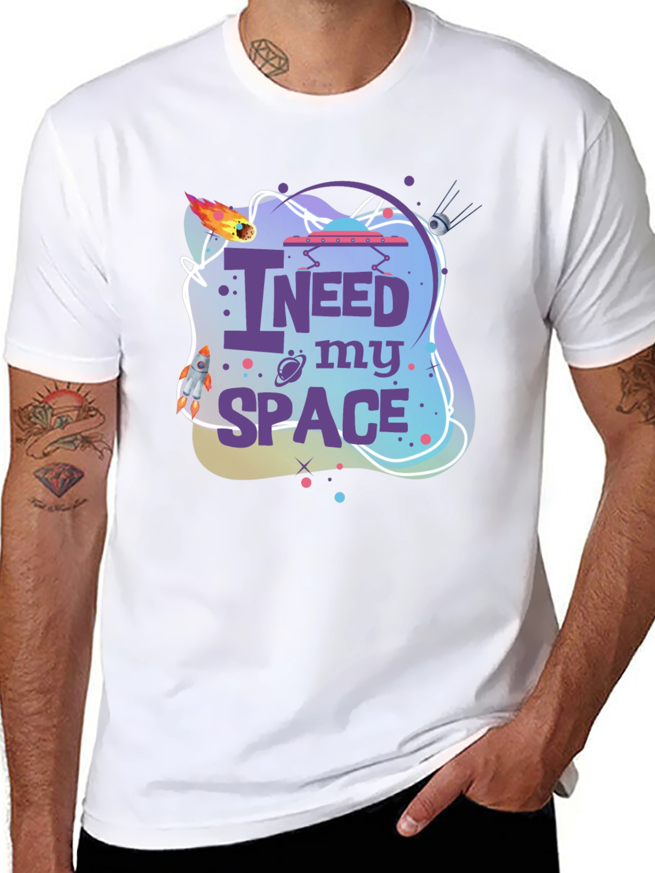 I Need My Space Graphic Tee
