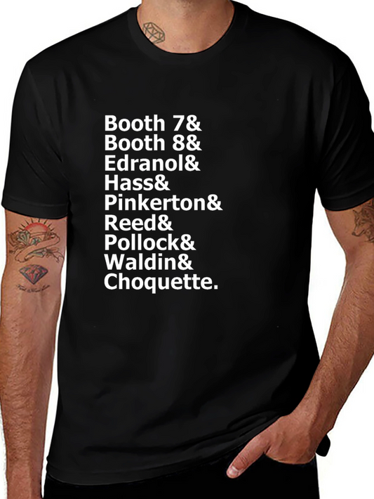 Booth 7& Black Graphic Tee
