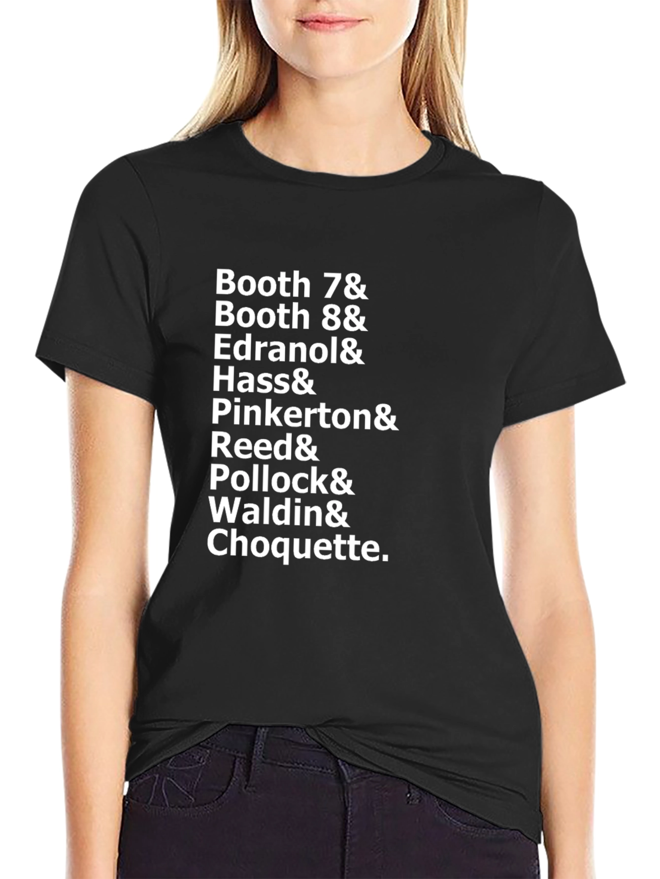 Booth 7& Black Graphic Tee