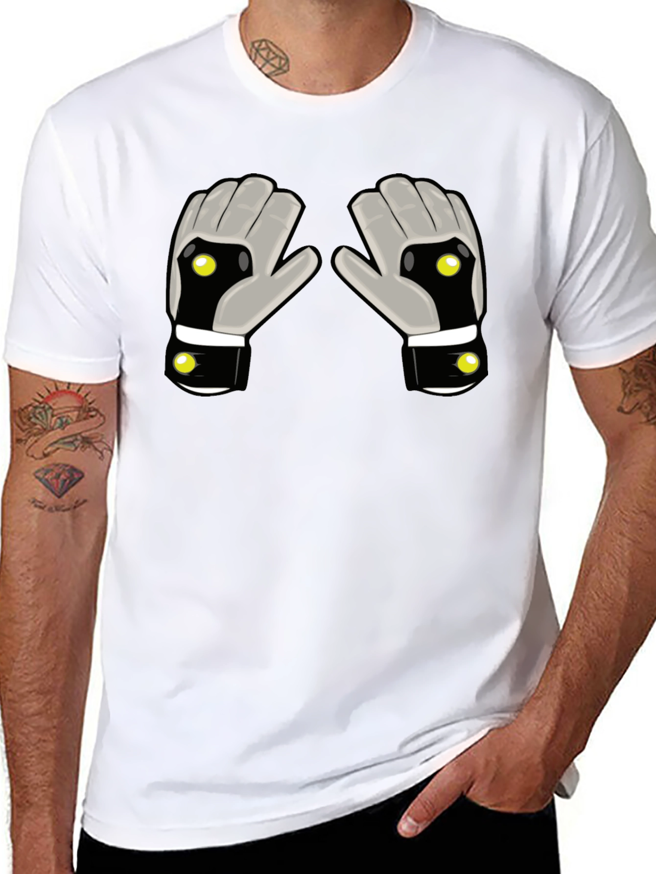 Novelty Glove Graphic T-Shirt