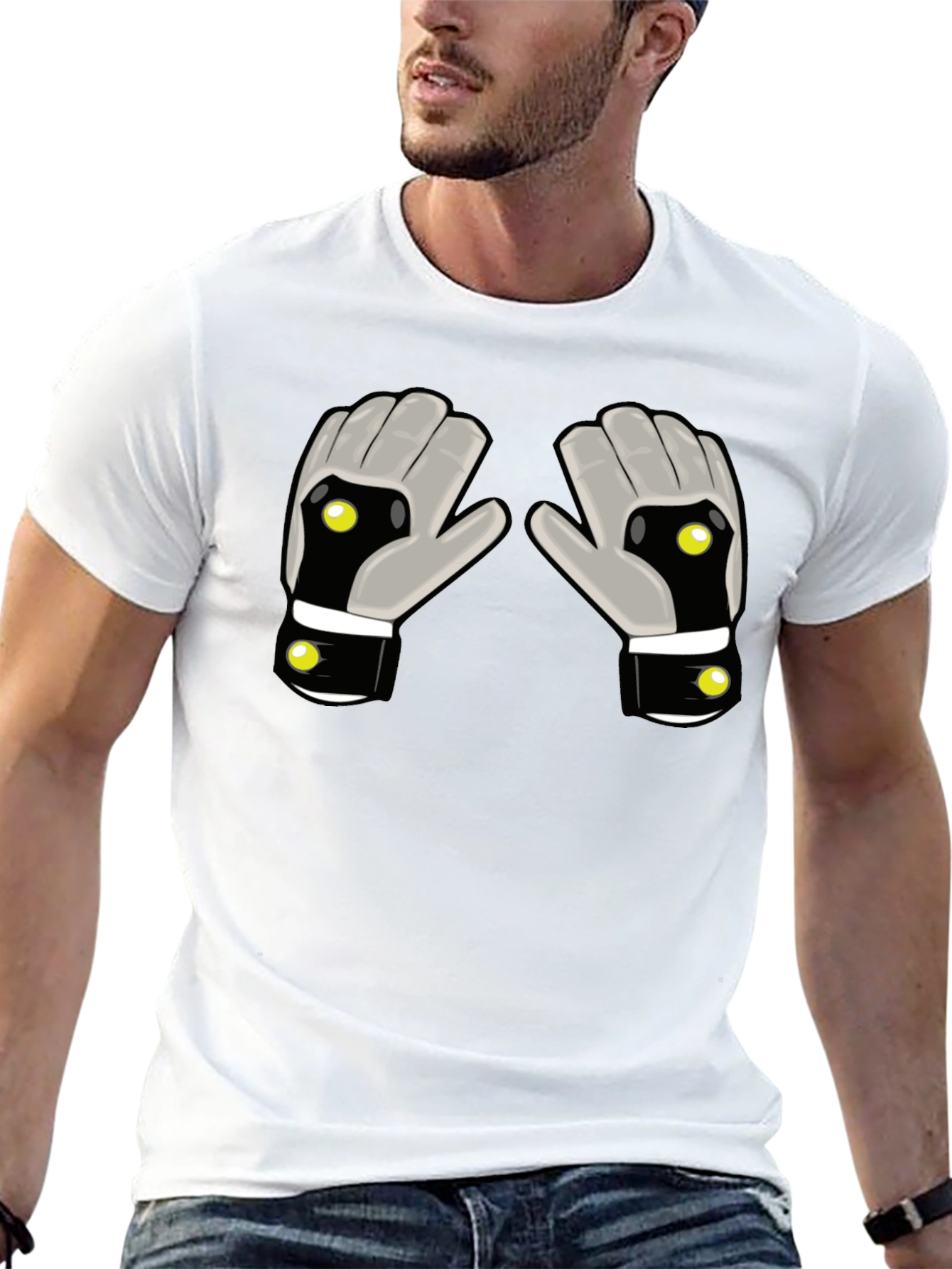 Novelty Glove Graphic T-Shirt