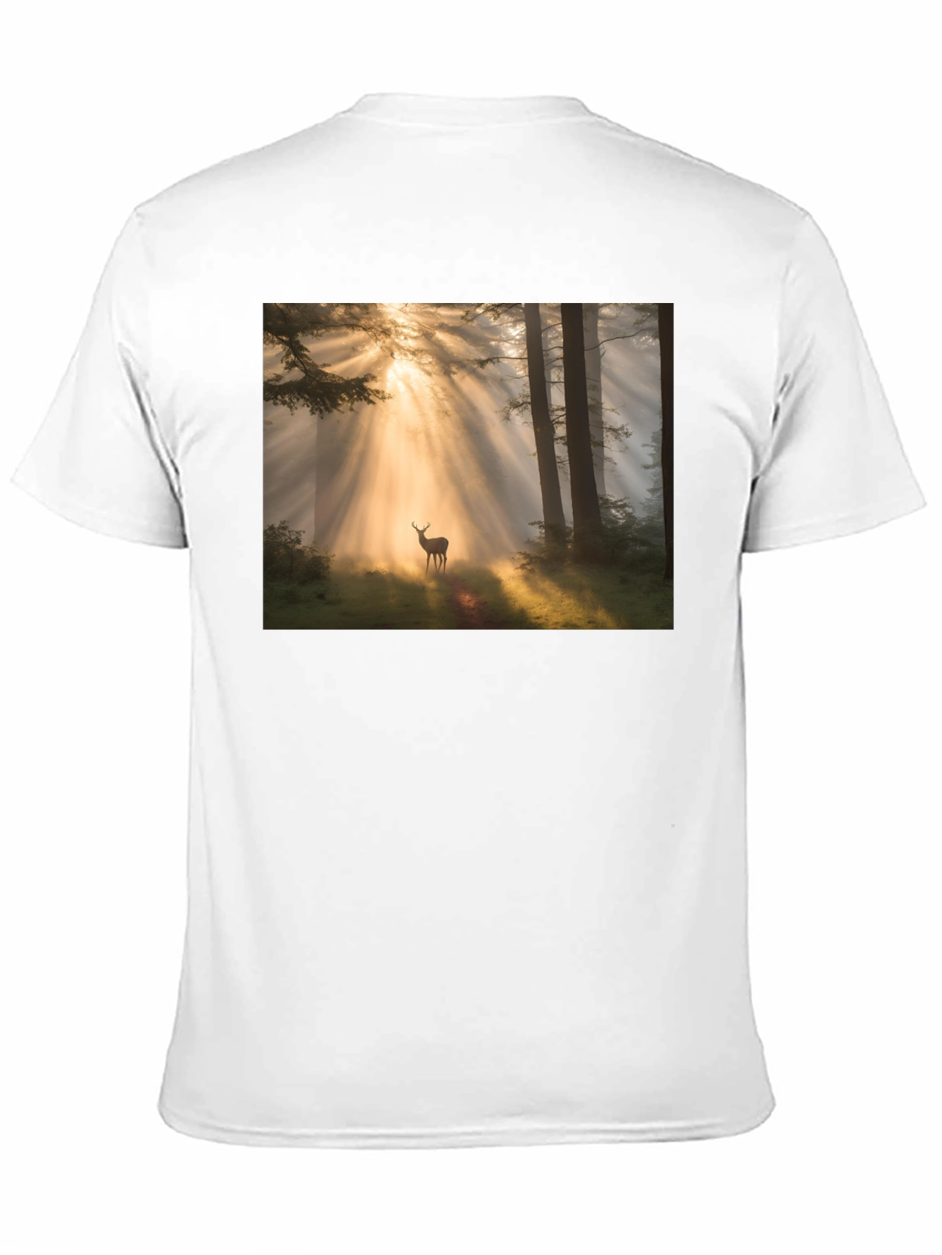 Forest Deer T-Shirt - Nature Lover Tee