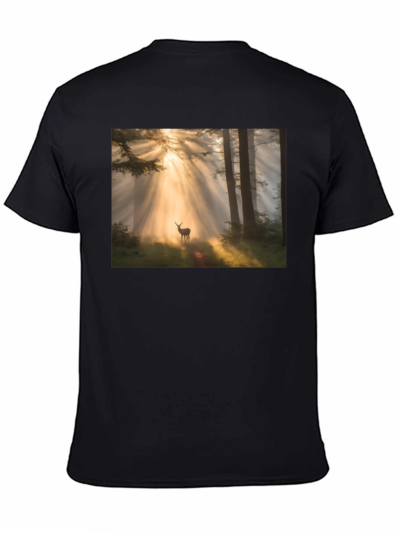 Forest Deer T-Shirt - Nature Lover Tee