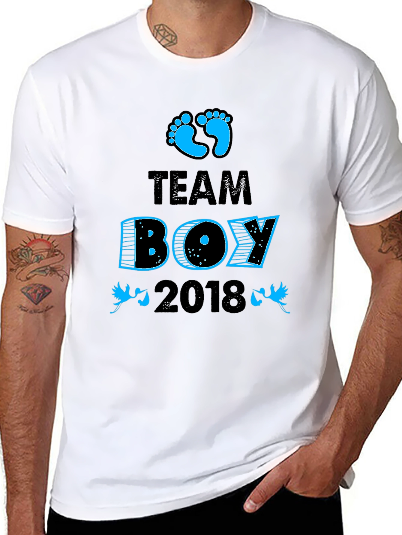 Team Boy 2018 T-Shirt Gender Reveal Tee