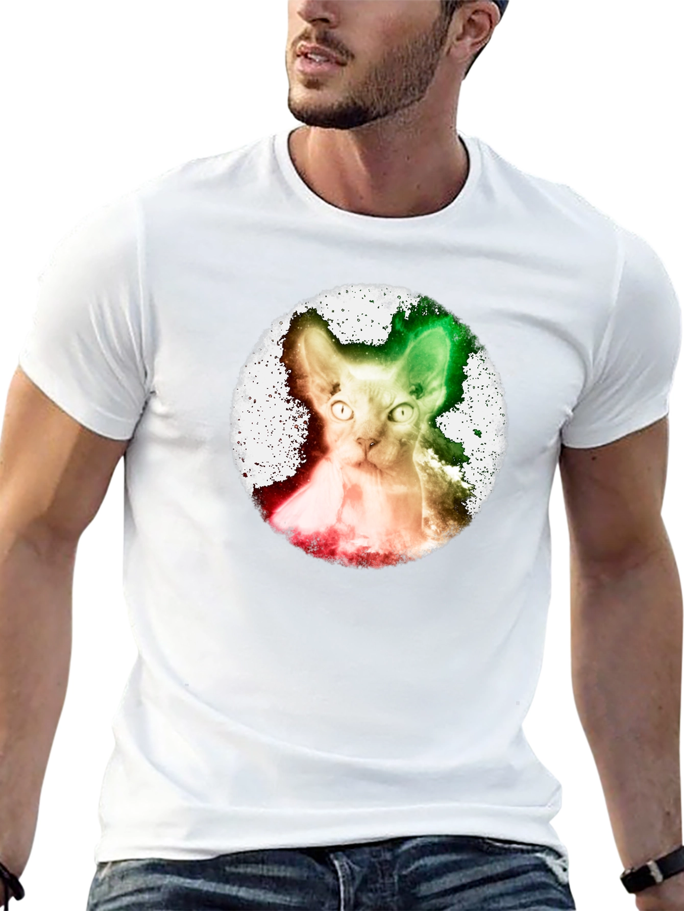 Sphynx Cat Graphic T-Shirt - Unique Design