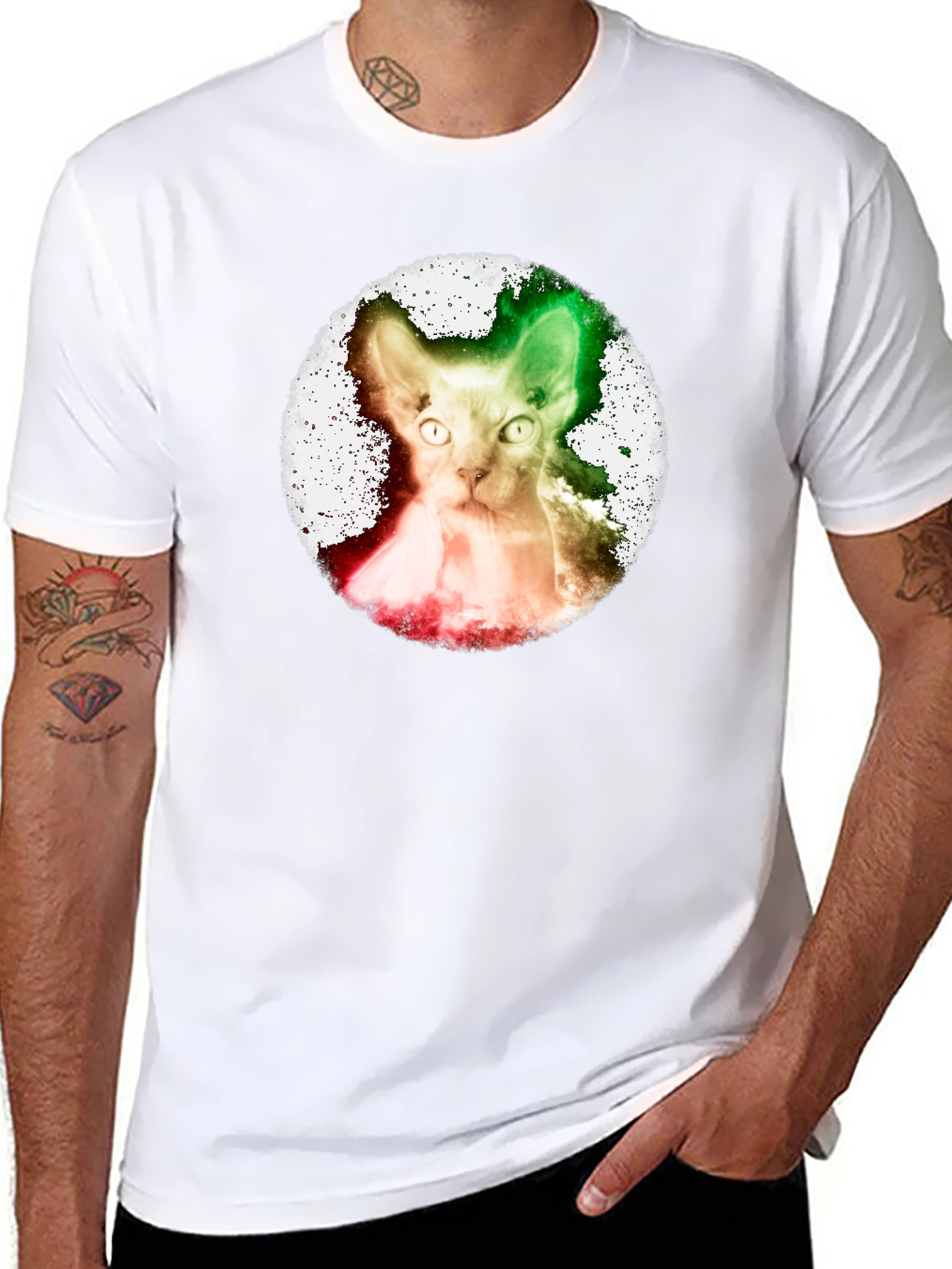 Sphynx Cat Graphic T-Shirt - Unique Design