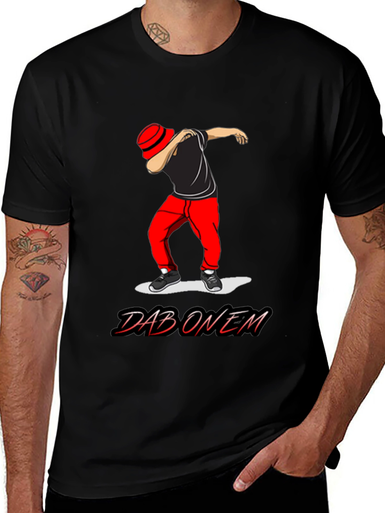 Dab On Em T-Shirt - Trendy Graphic Tee