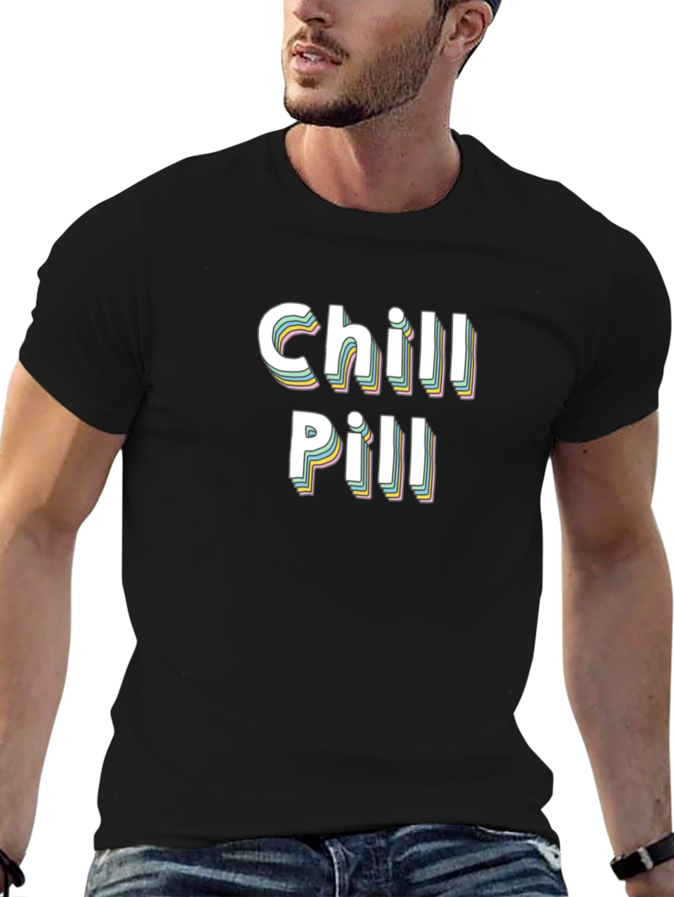 Chill Pill Graphic Tee - Relaxed Fit Comfort