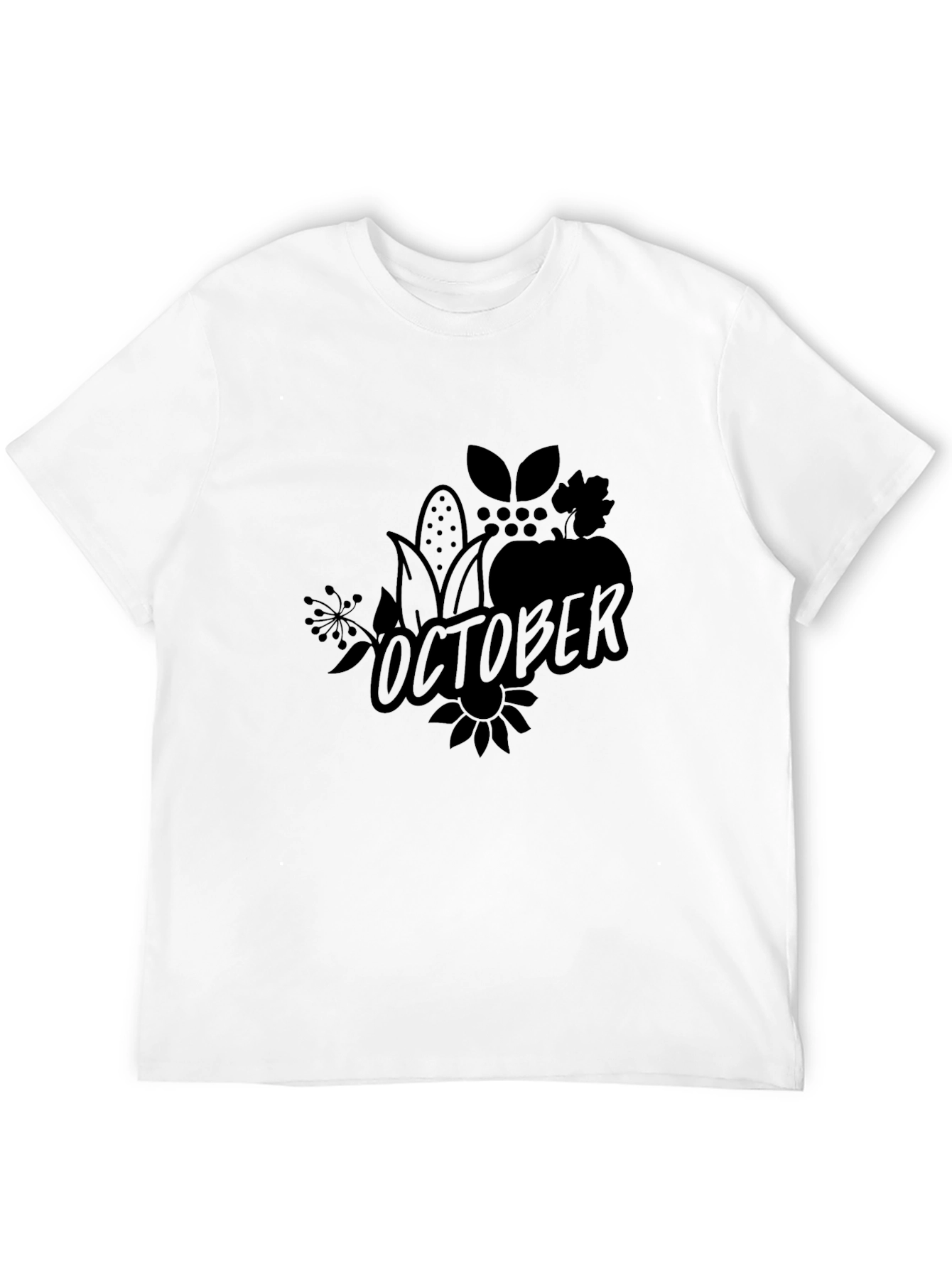 October Harvest Black T-Shirt