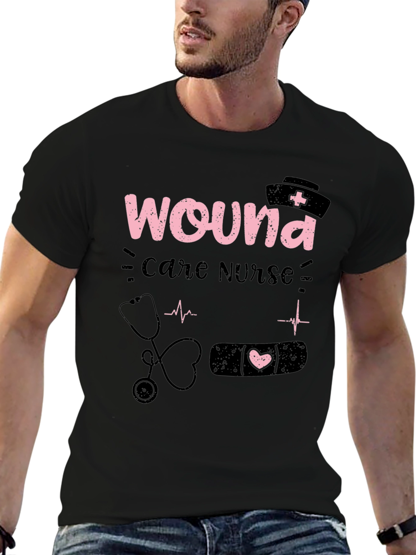 Wound Care Nurse Graphic T-Shirt - Medical Apparel