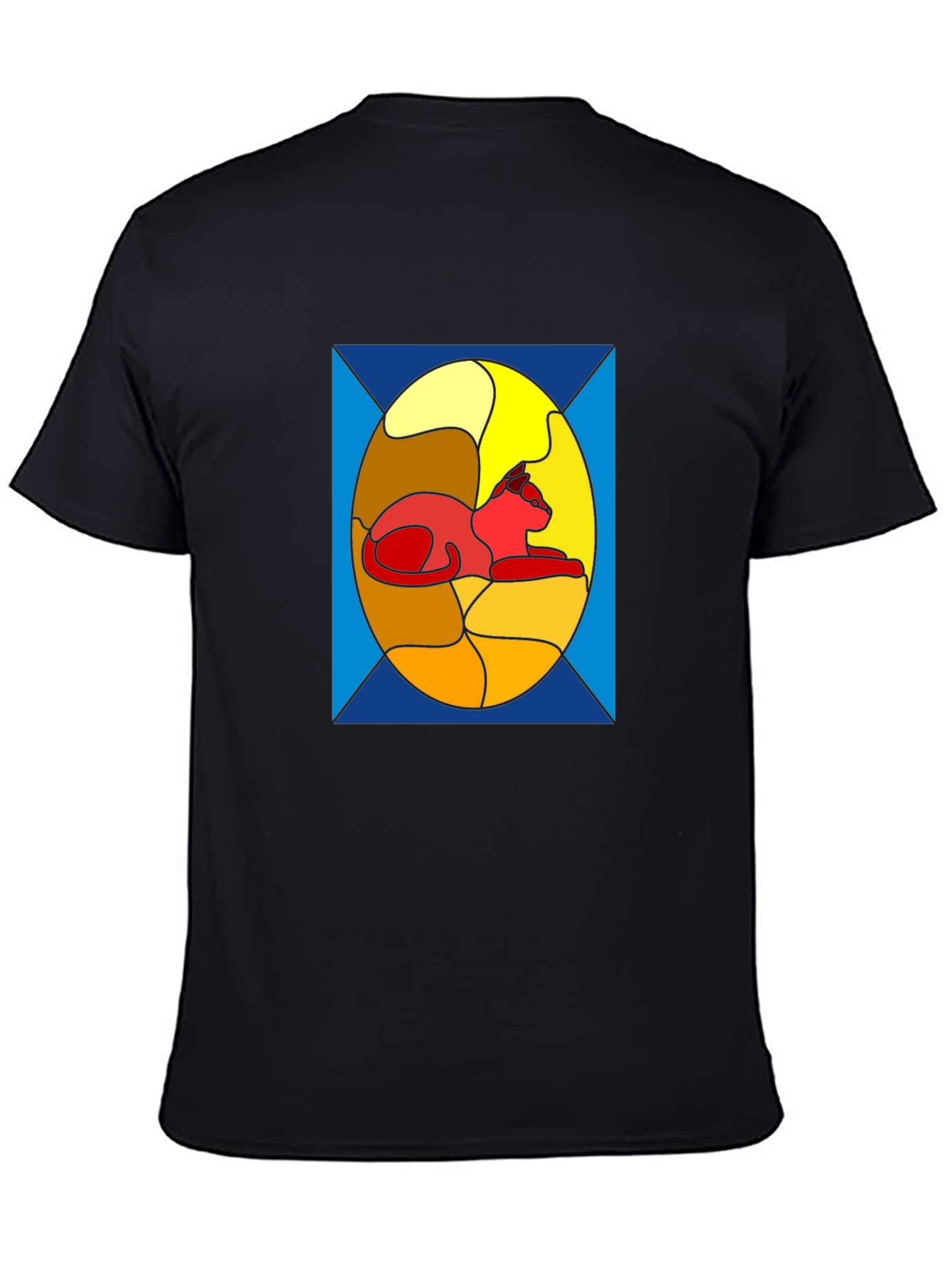 Stained Glass Cat T-Shirt