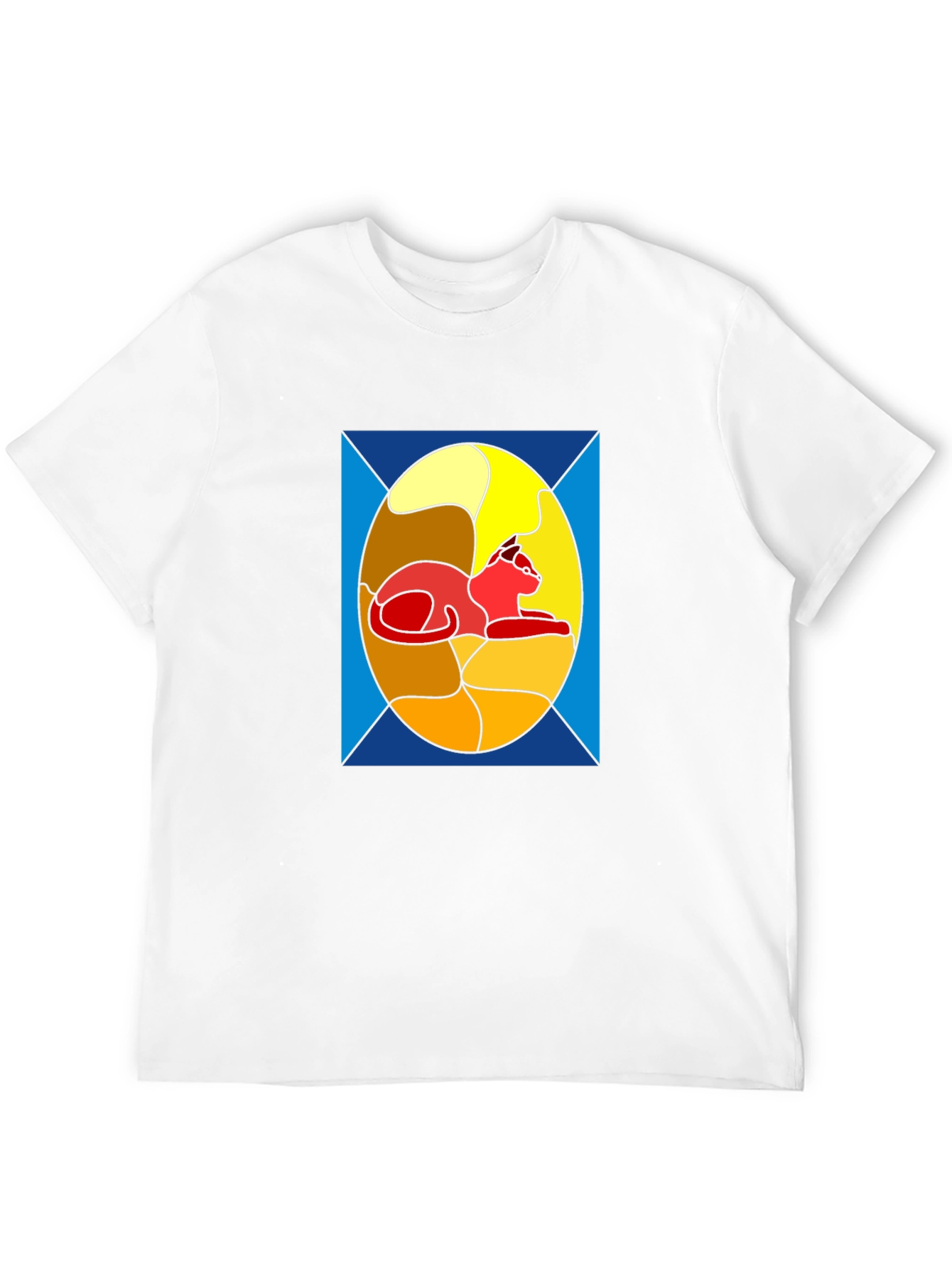 Stained Glass Cat T-Shirt