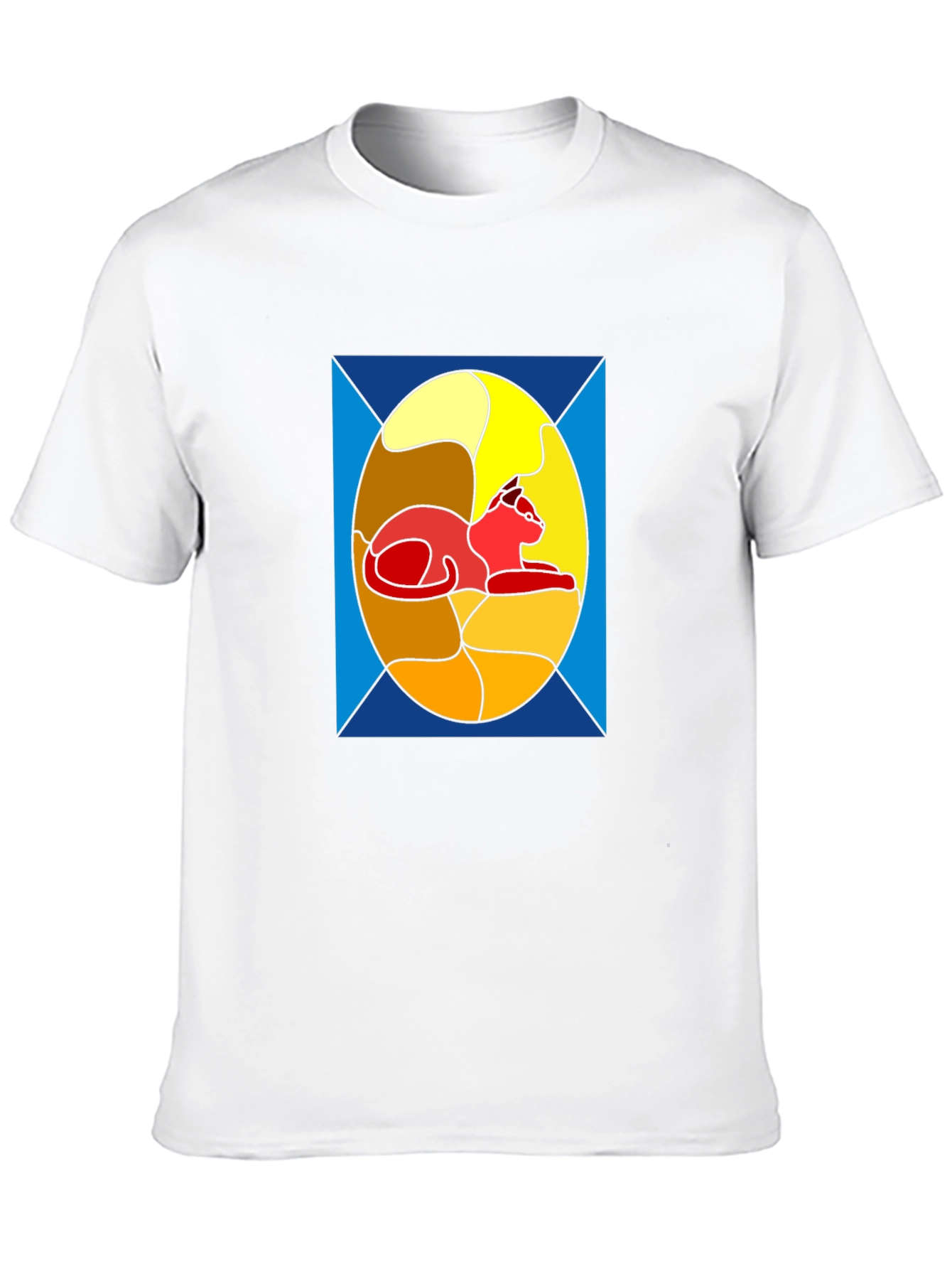 Stained Glass Cat T-Shirt