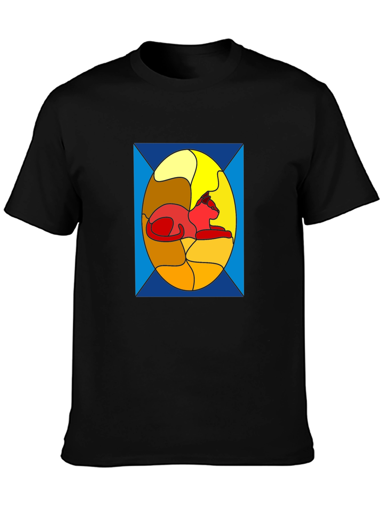 Stained Glass Cat T-Shirt