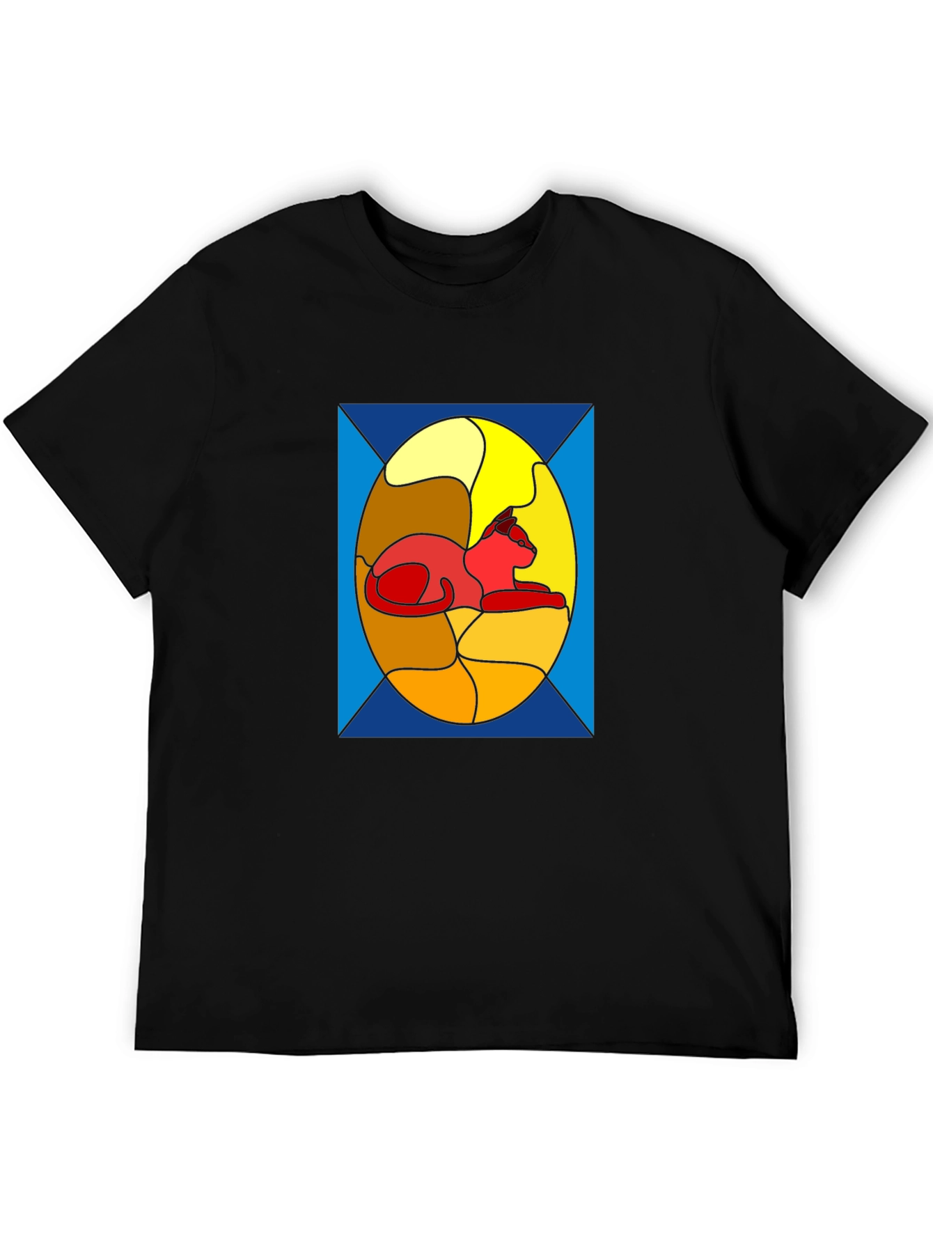 Stained Glass Cat T-Shirt