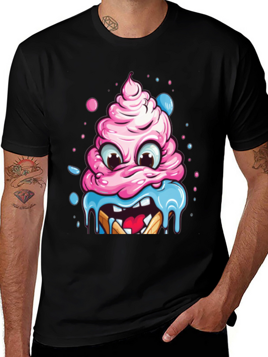 Monster Cupcake Graphic T-Shirt