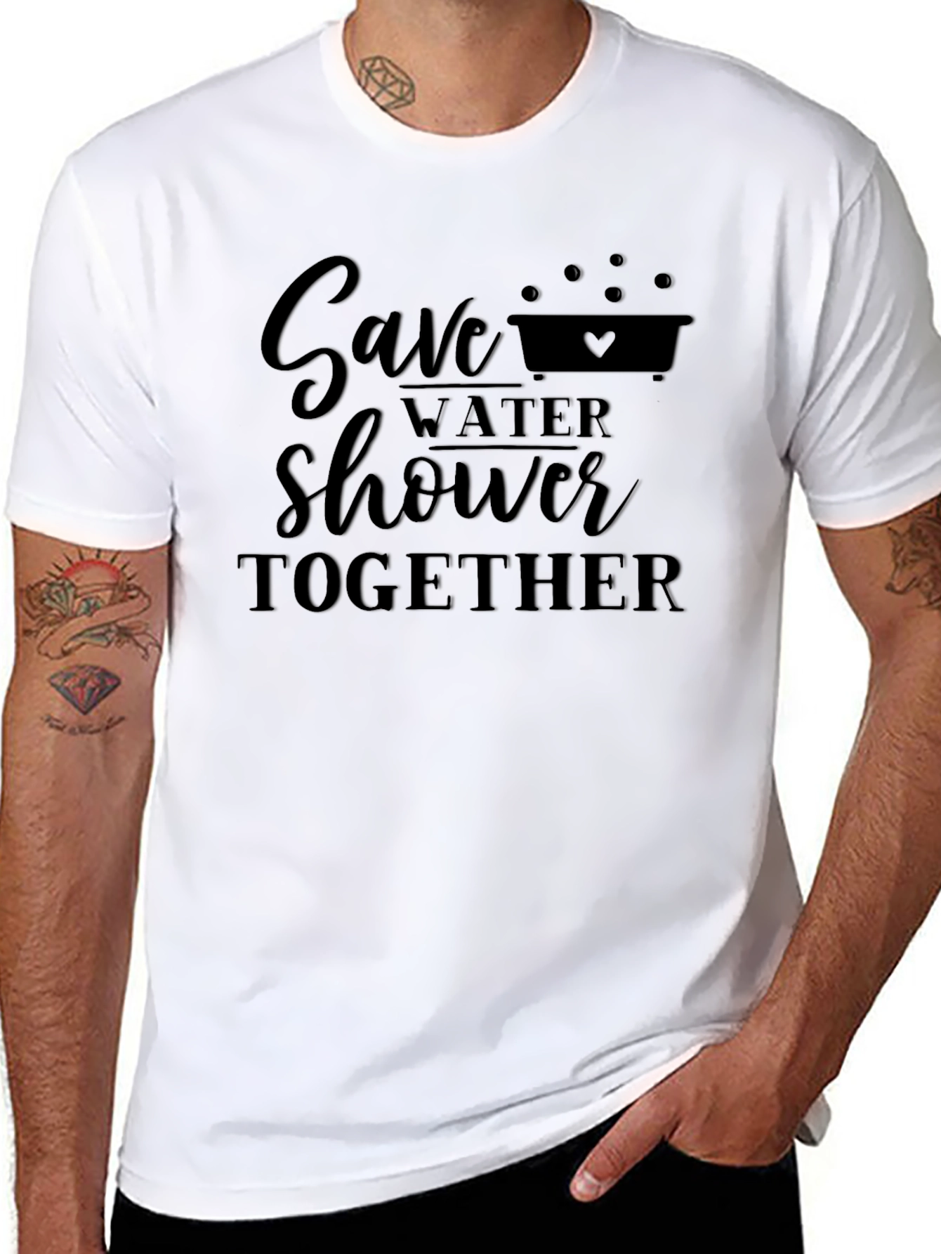 Save Water Shower Together T-Shirt