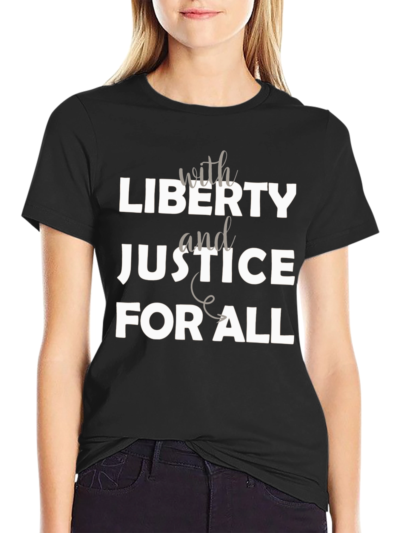 Liberty & Justice For All Graphic Tee