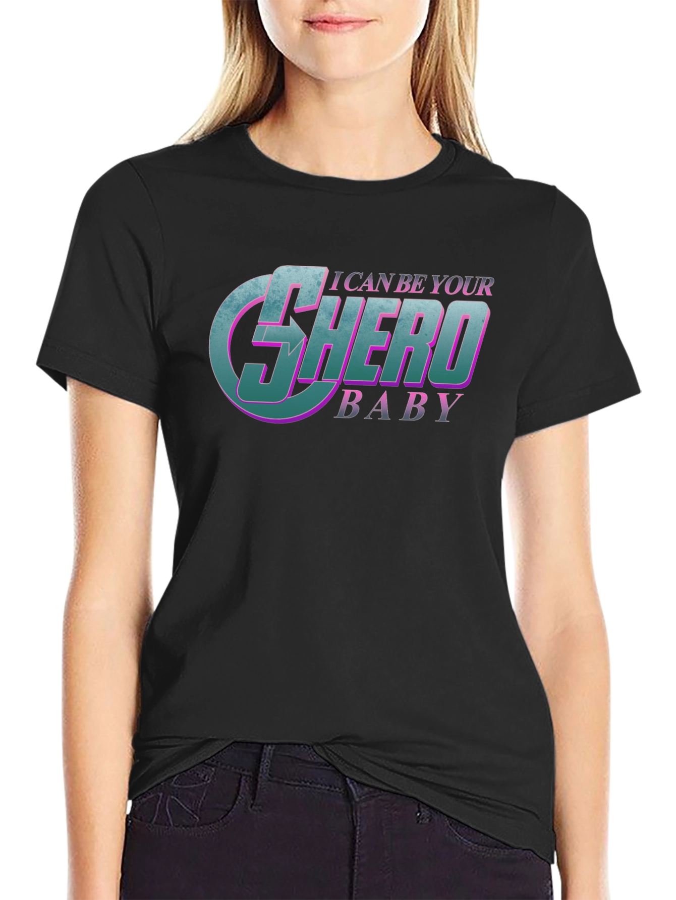 I Can Be Your Shero Baby Black T-Shirt