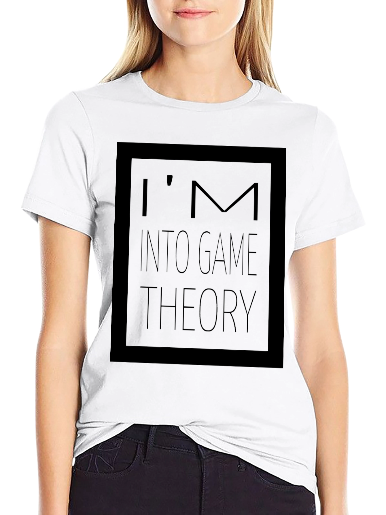 Im Into Game Theory Black T-Shirt