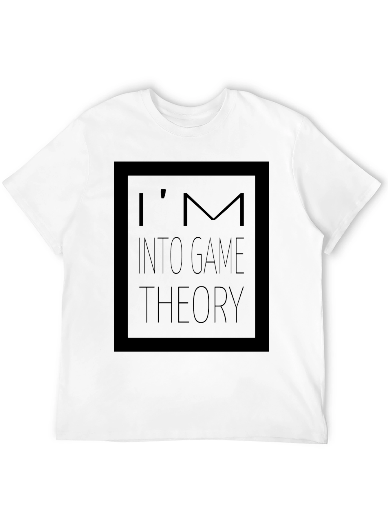 Im Into Game Theory Black T-Shirt