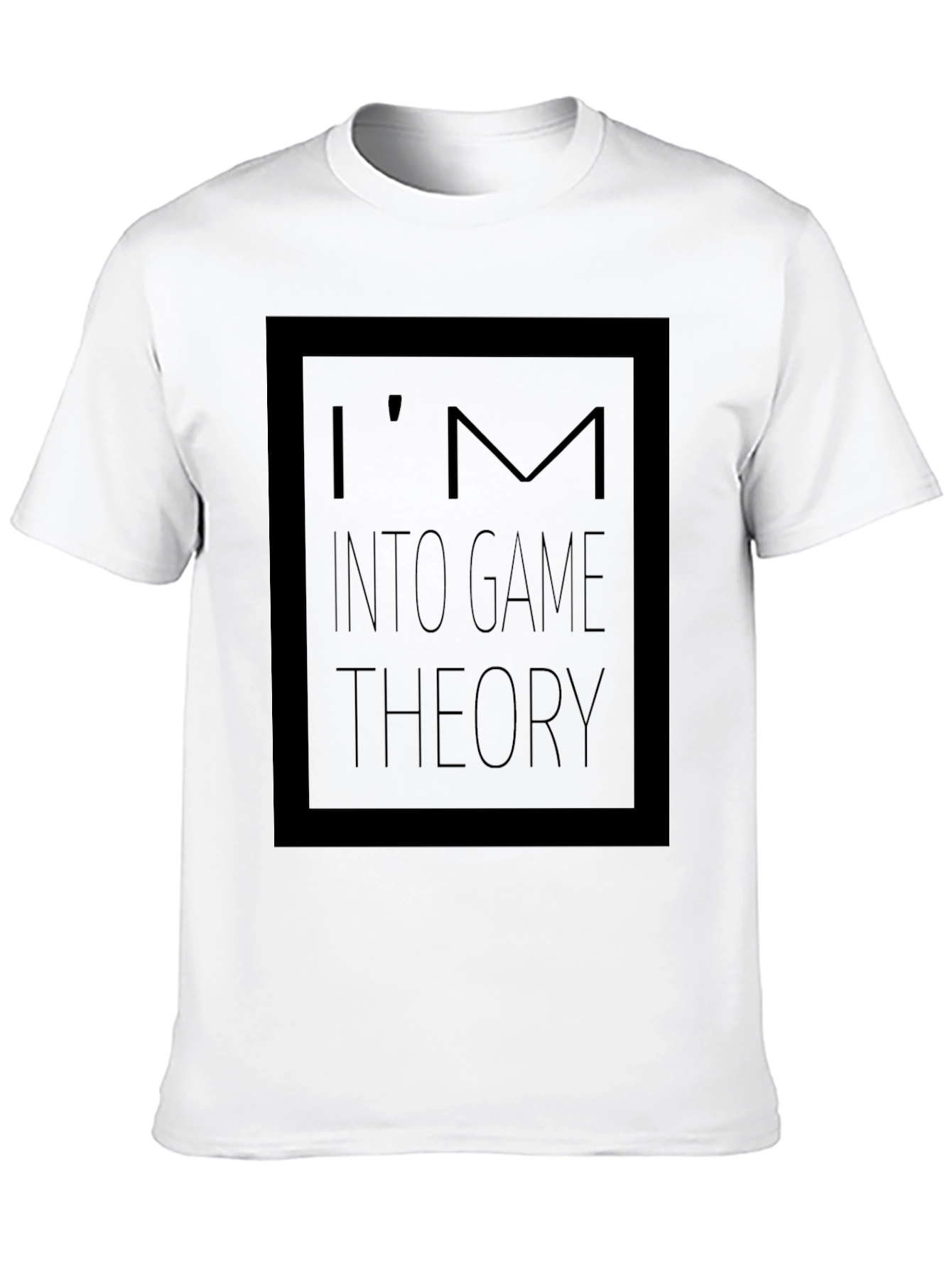 Im Into Game Theory Black T-Shirt
