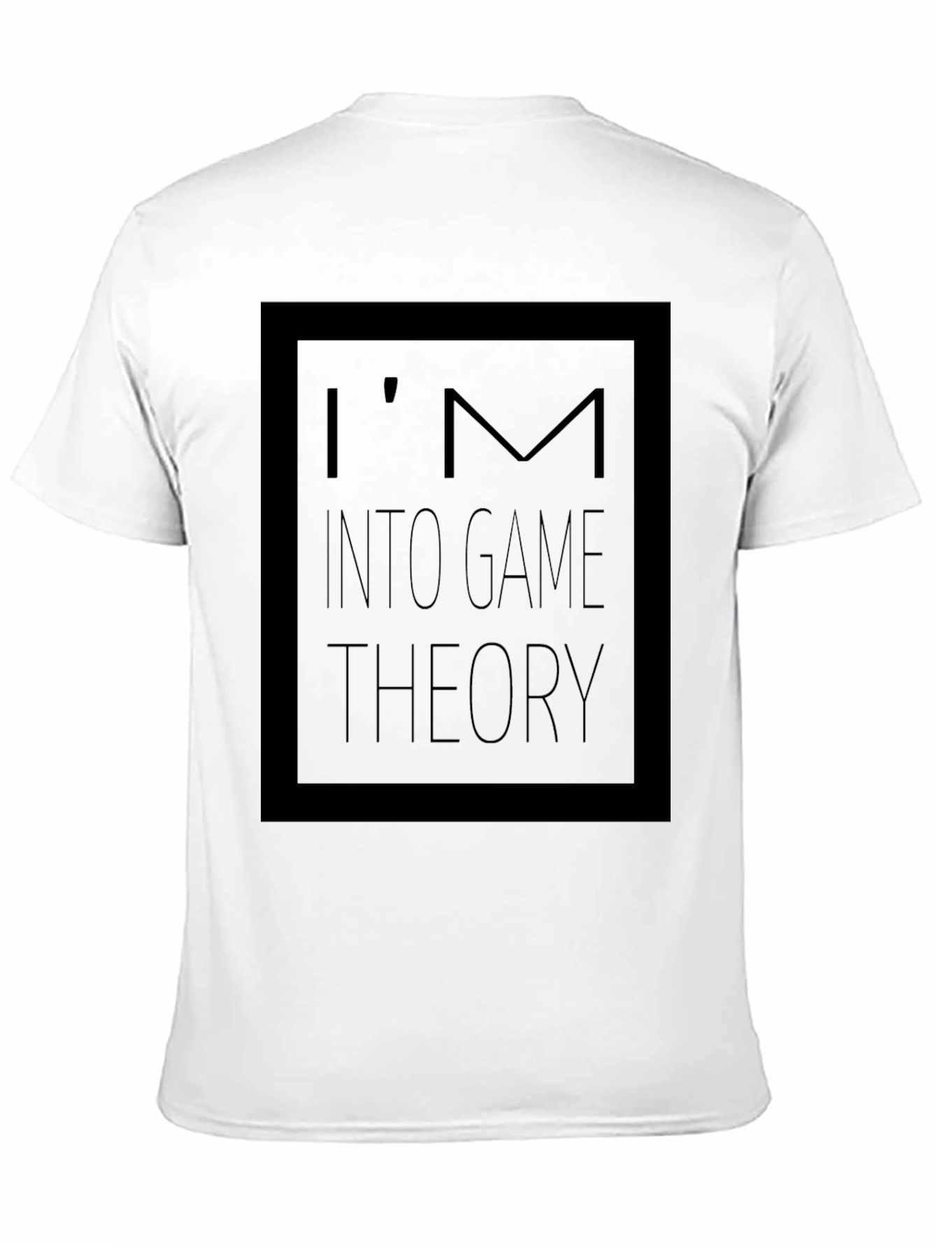 Im Into Game Theory Black T-Shirt