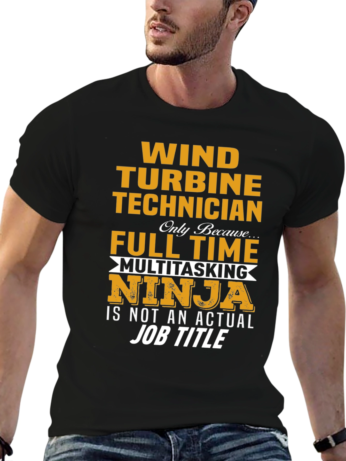 Wind Turbine Technician Ninja T-Shirt