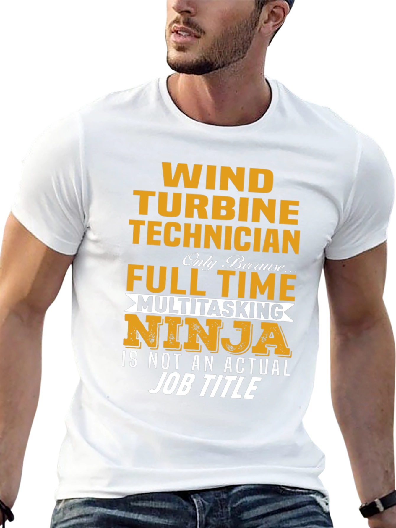 Wind Turbine Technician Ninja T-Shirt
